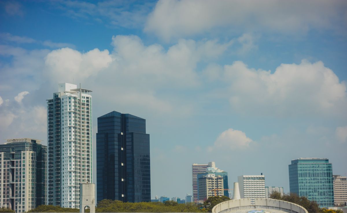 Modern Guayaquil skyline